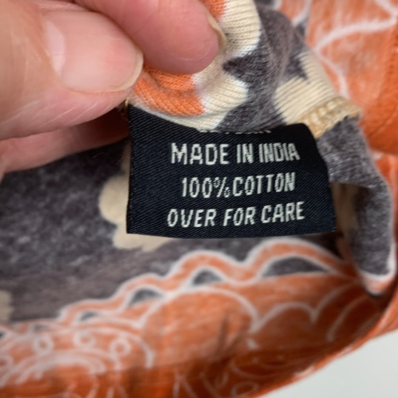 Papa midweight 100% cotton crop top with Native American vibe - Picture 5 of 8